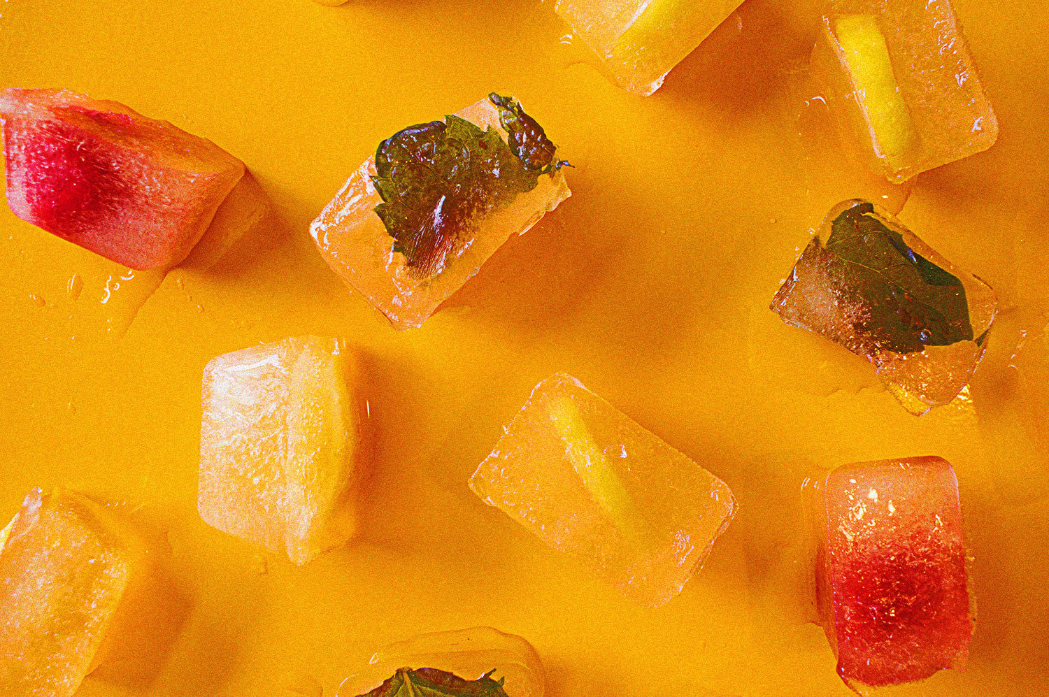 How To Make Tea Ice Cubes.