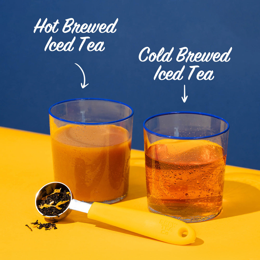 Iced Tea: Cold Brewing vs Hot Brewing.