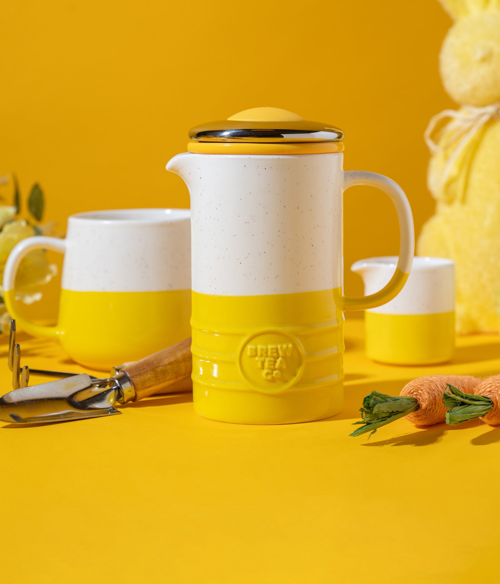 Yellow Speckled Mug & Jug - Kit
